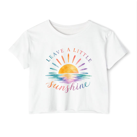Leave A Little Sunshine Crop Top