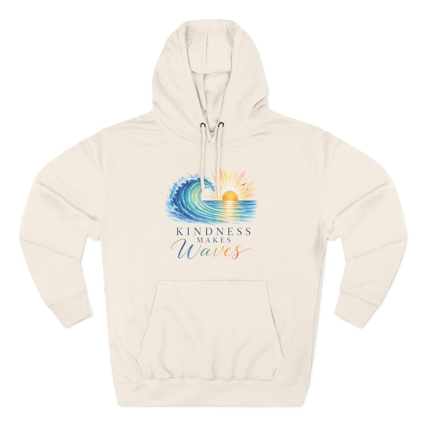Kindness Makes Waves Mid-Heavyweight Hoodie