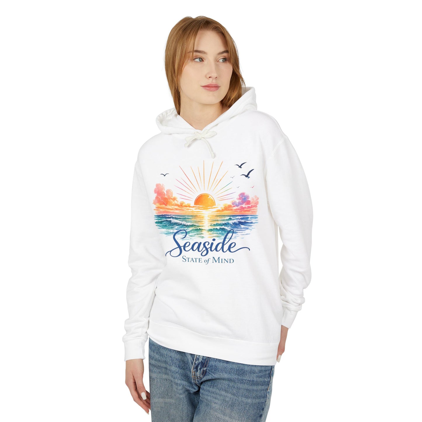 Seaside State Of Mind Comfort Hoodie