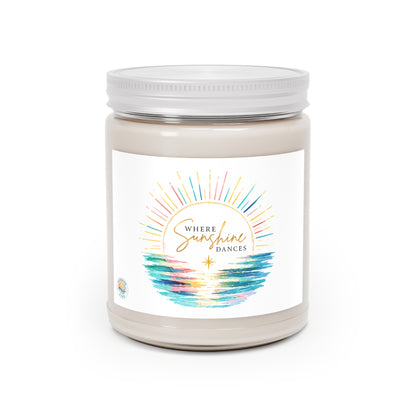 Where Sunshine Dances Scented Soy 9 oz Candle