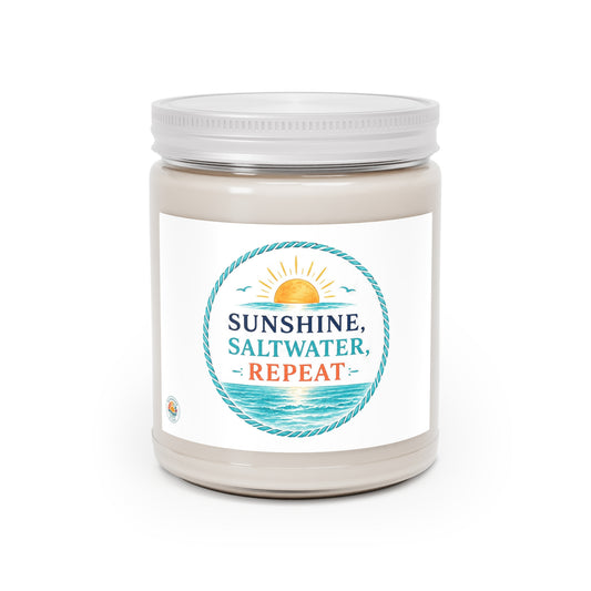 Sunshine, Saltwater, Repeat Scented Soy 9 oz Candle