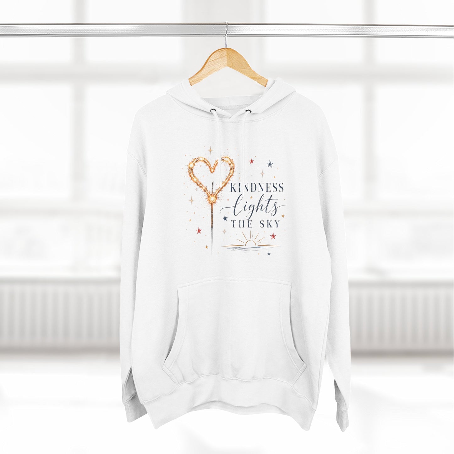Kindness Lights The Sky Mid-Heavyweight Hoodie