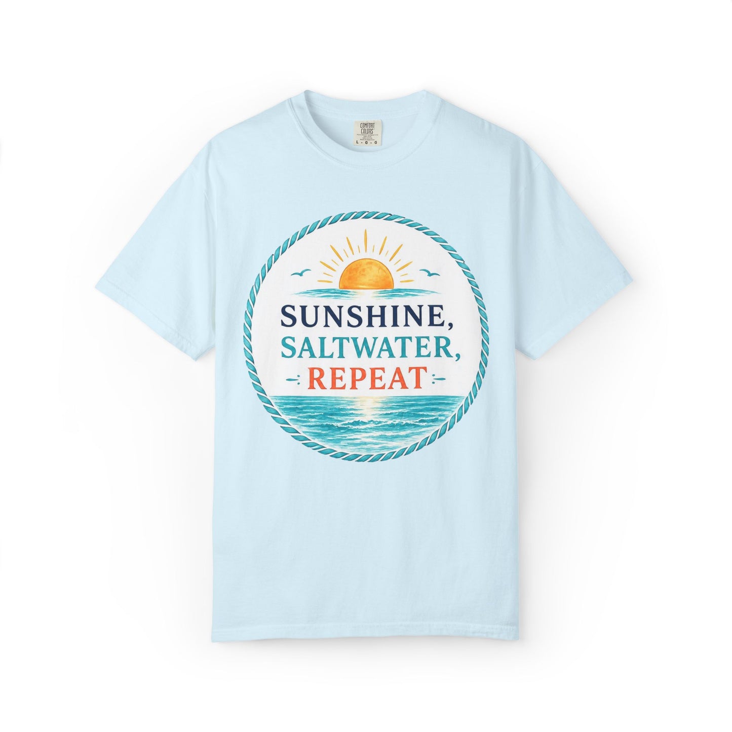 Sunshine, Saltwater, Repeat Comfort Tee