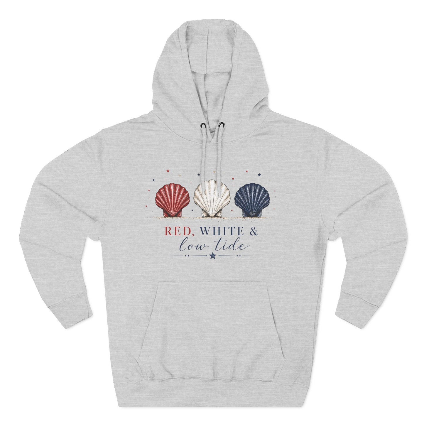 Red, White, & Low Tide Mid-Heavyweight Hoodie