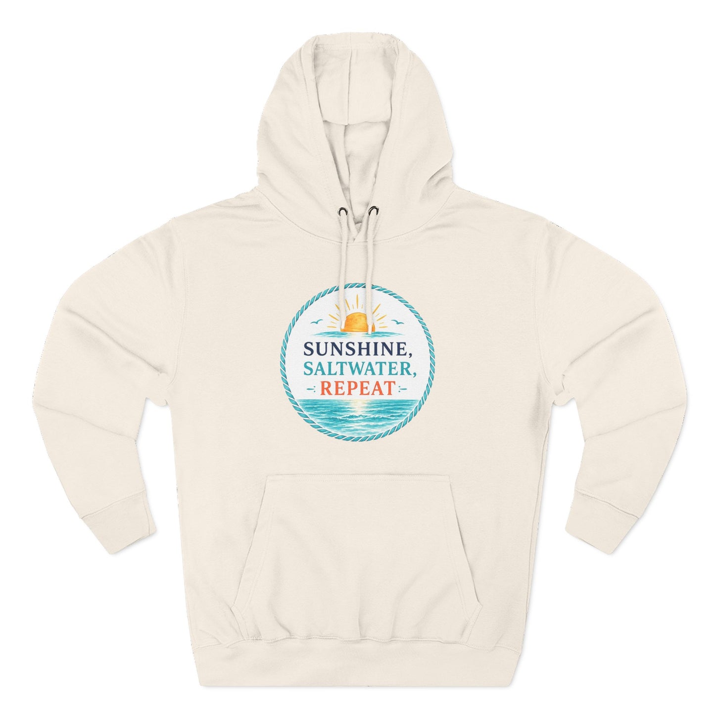 Sunshine, Saltwater, Repeat Mid-Heavyweight Hoodie