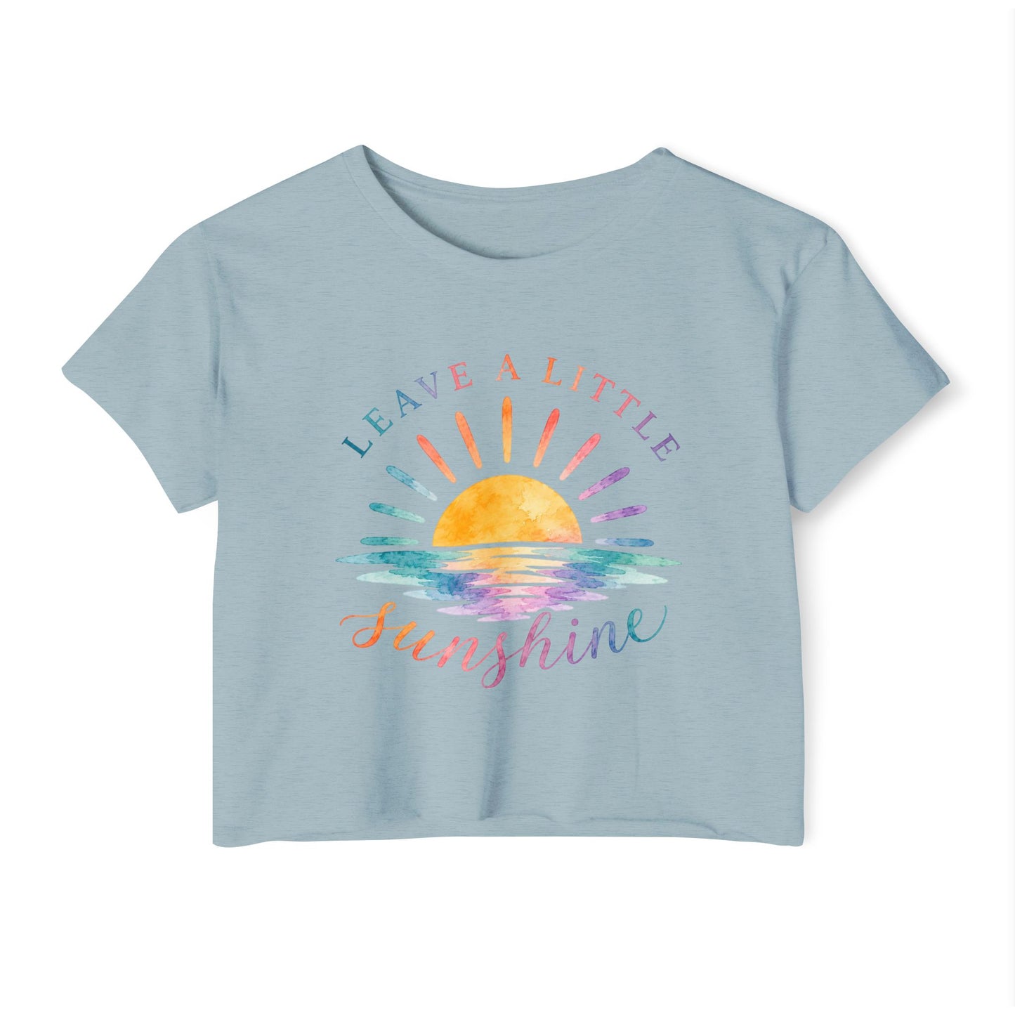 Leave A Little Sunshine Crop Top