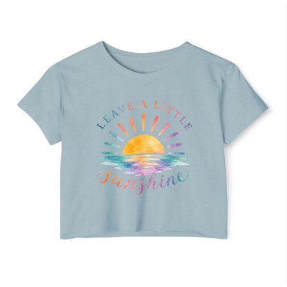 Leave A Little Sunshine Crop Top