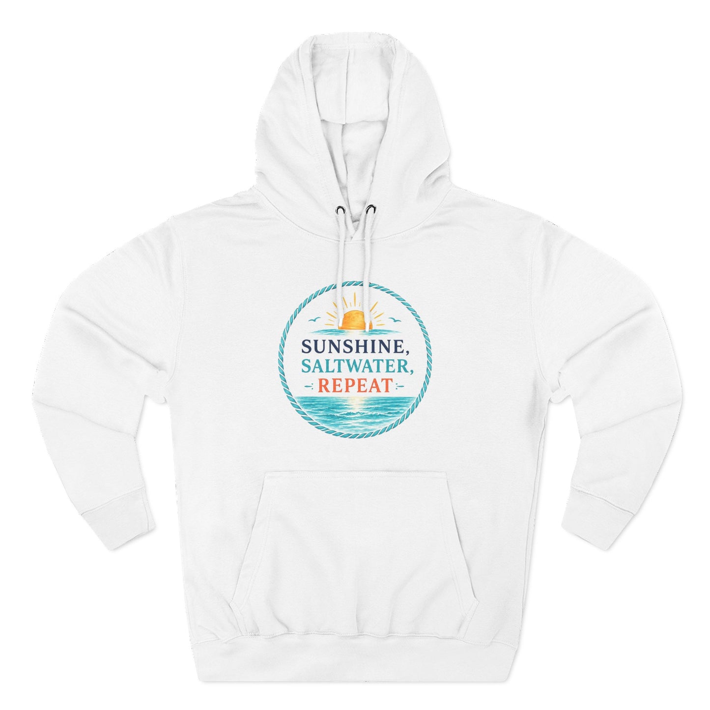 Sunshine, Saltwater, Repeat Mid-Heavyweight Hoodie