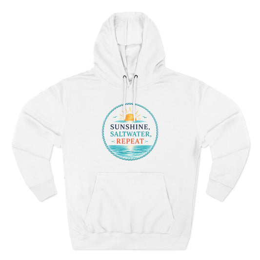 Sunshine, Saltwater, Repeat All Season Hoodie
