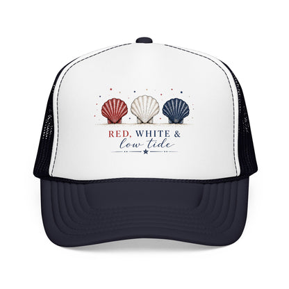 Red, White & Low Tide Trucker Hat