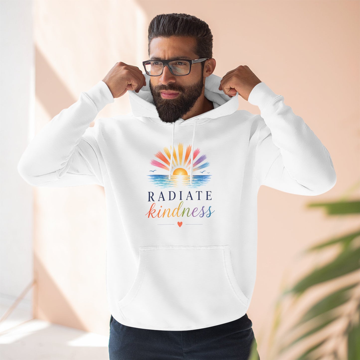 Radiate Kindness Mid-Heavyweight Hoodie