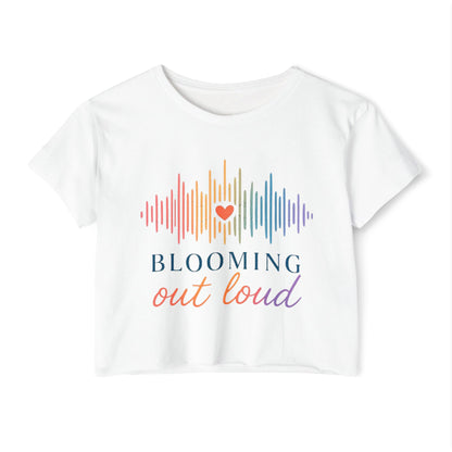 Blooming Out Loud Crop Top