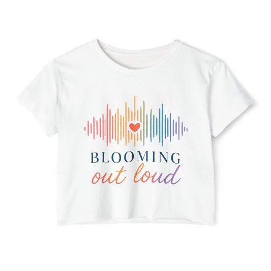 Blooming Out Loud Crop Top