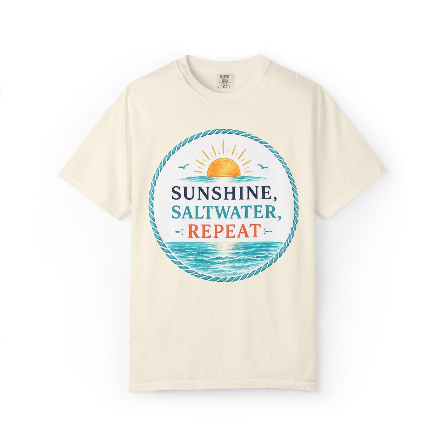 Sunshine, Saltwater, Repeat Comfort Tee