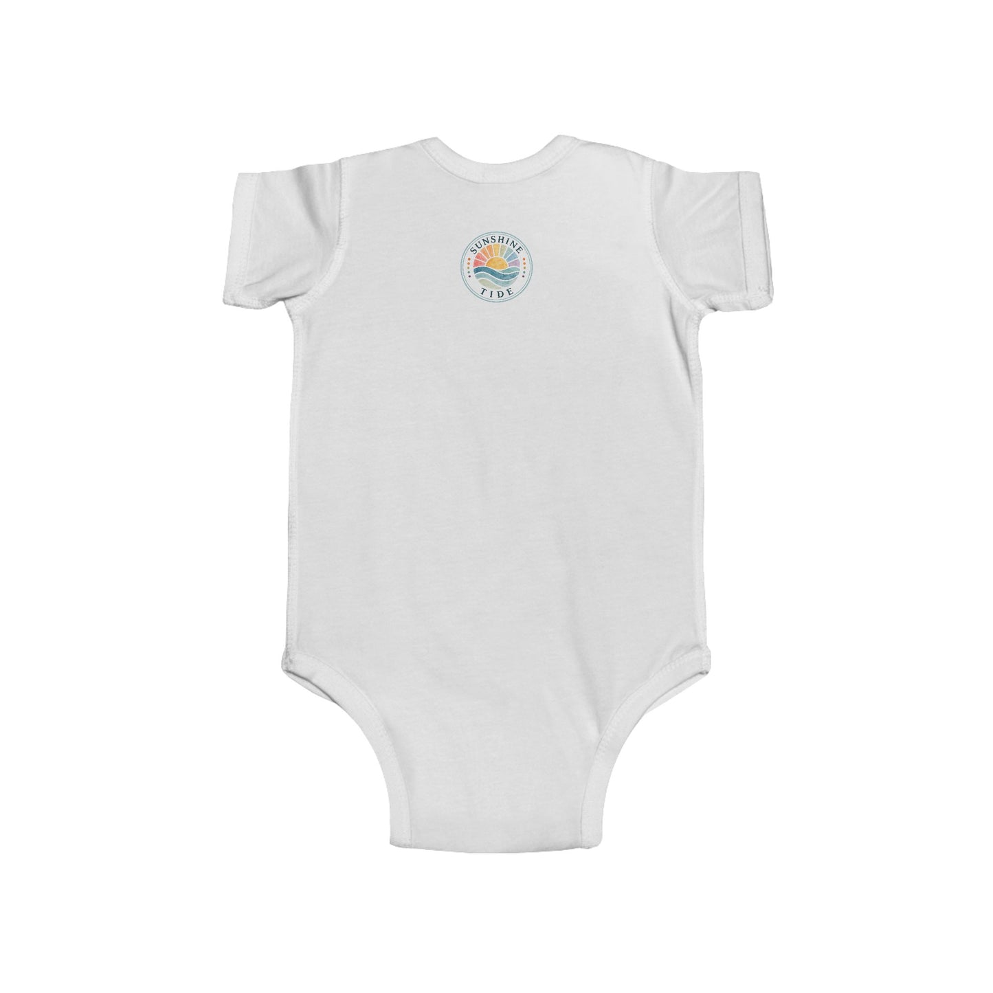 Red, White & Low Tide Baby Onesie