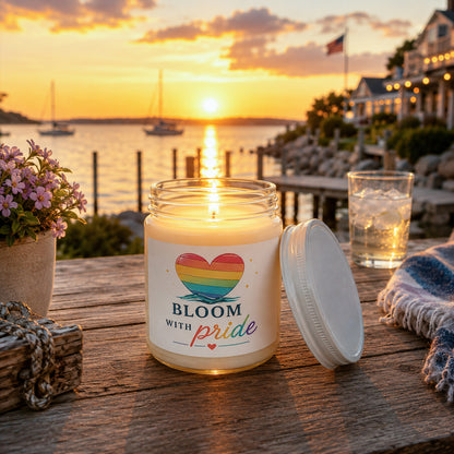 Bloom With Pride Scented Soy 9 oz Candle