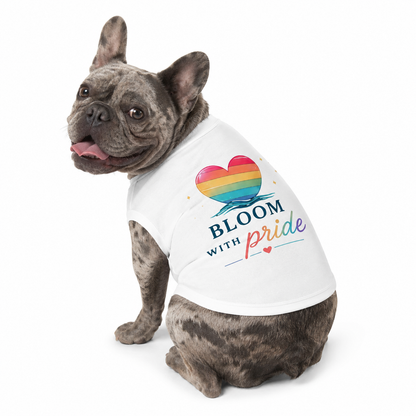 Bloom With Pride Dog Tee