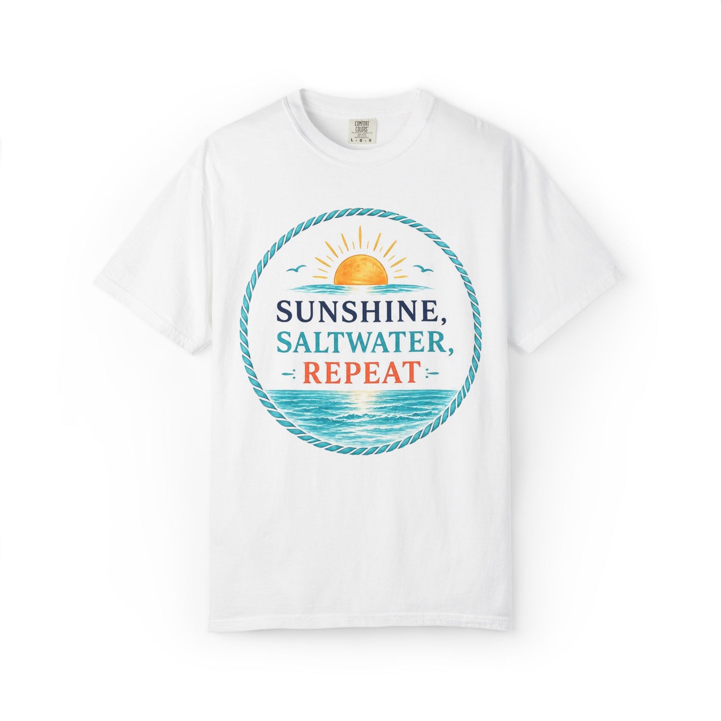 Sunshine, Saltwater, Repeat Comfort Tee