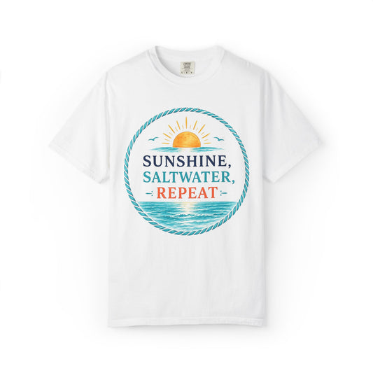 Sunshine, Saltwater, Repeat Comfort Tee