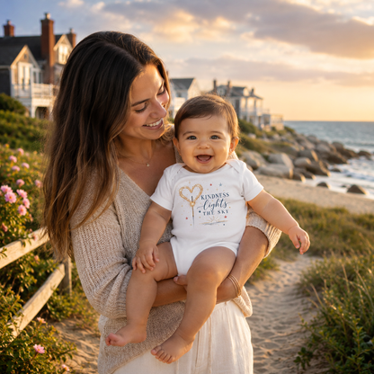 Kindness Lights The Sky Baby Onesie