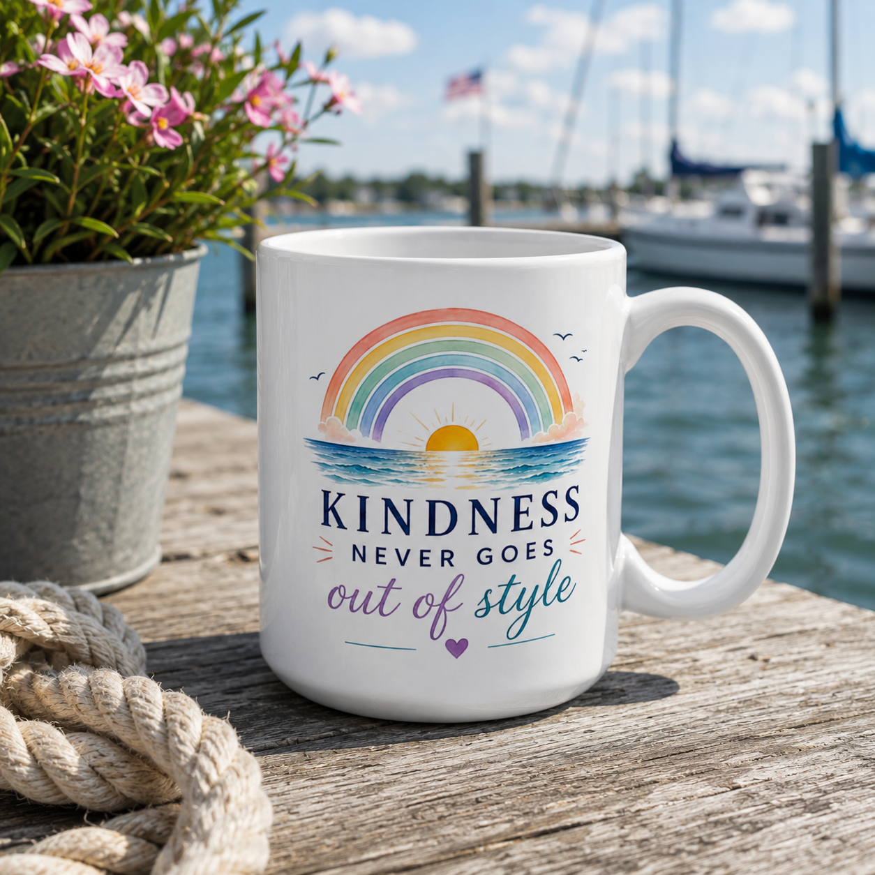 Kindness Never Goes Out Of Style 15oz Mug