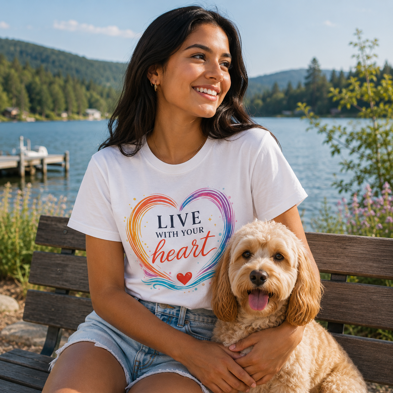 Live With Your Heart Comfort Tee