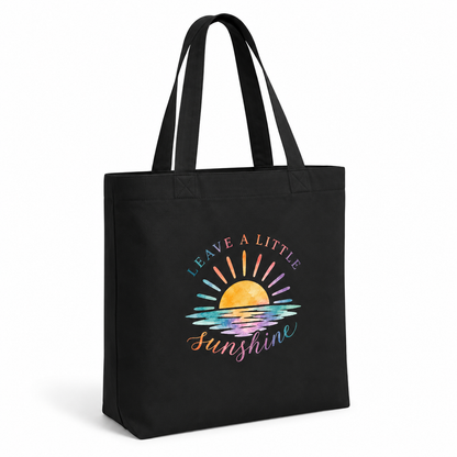 Leave A Little Sunshine Canvas Tote Bag