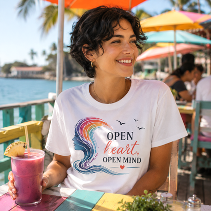 Open Heart, Open Mind Comfort Tee