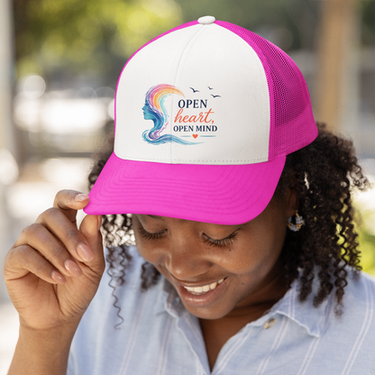 Open Heart, Open Mind Trucker Hat