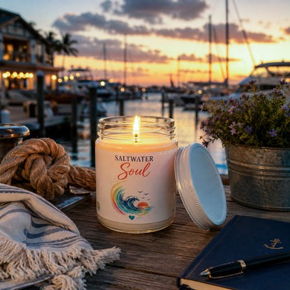 Saltwater Soul Scented Soy 9 oz Candle