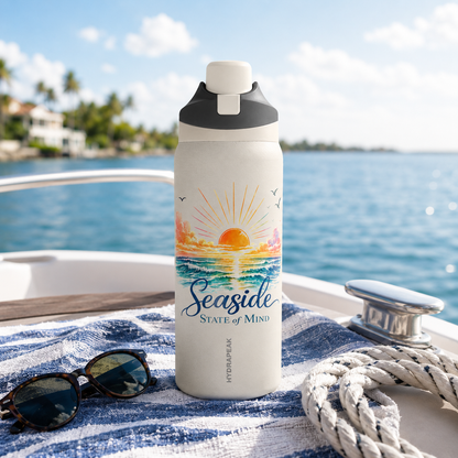 Seaside State Of Mind Premium Hydrapeak 32 oz Water Bottle