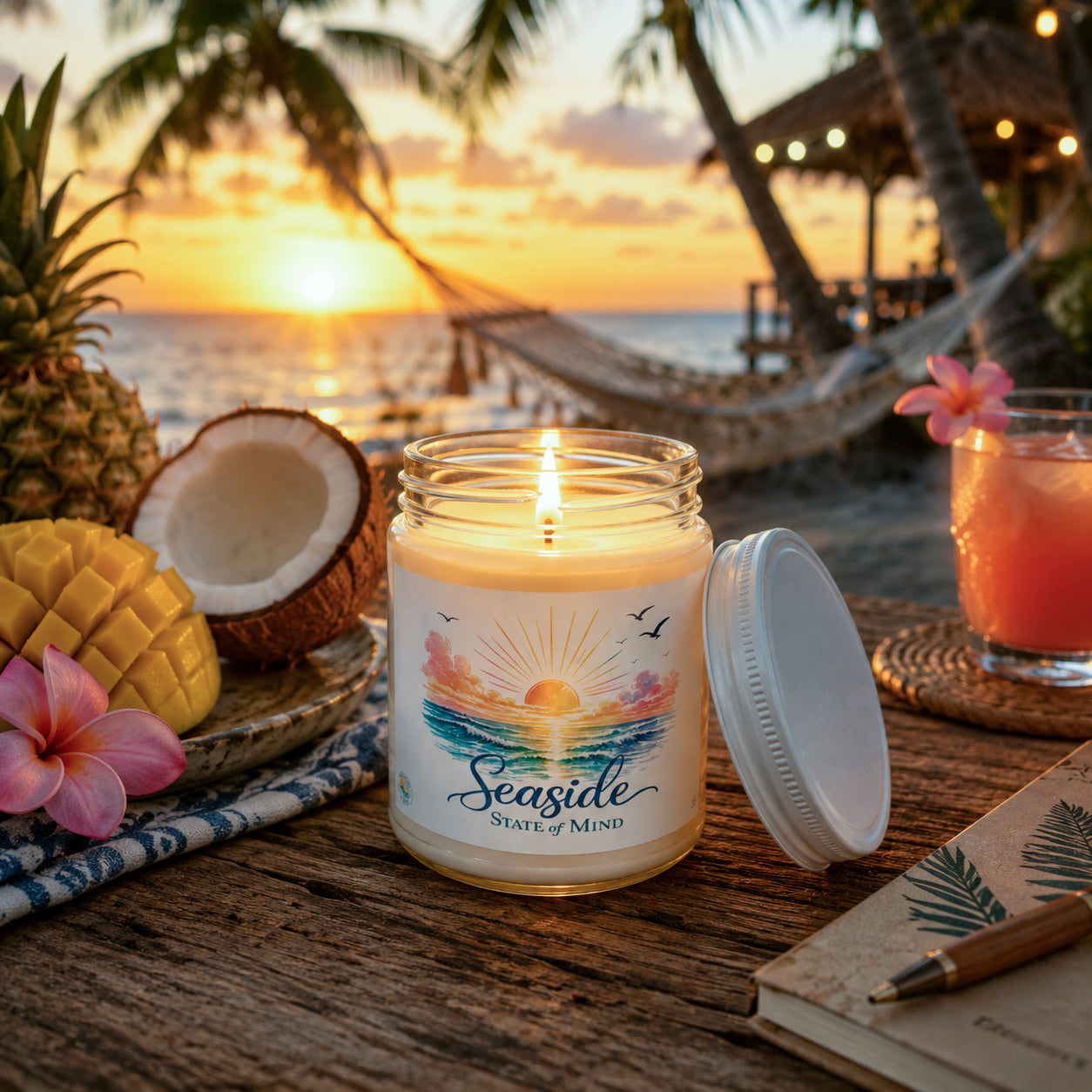 Seaside State Of Mind Scented Soy 9 oz Candle