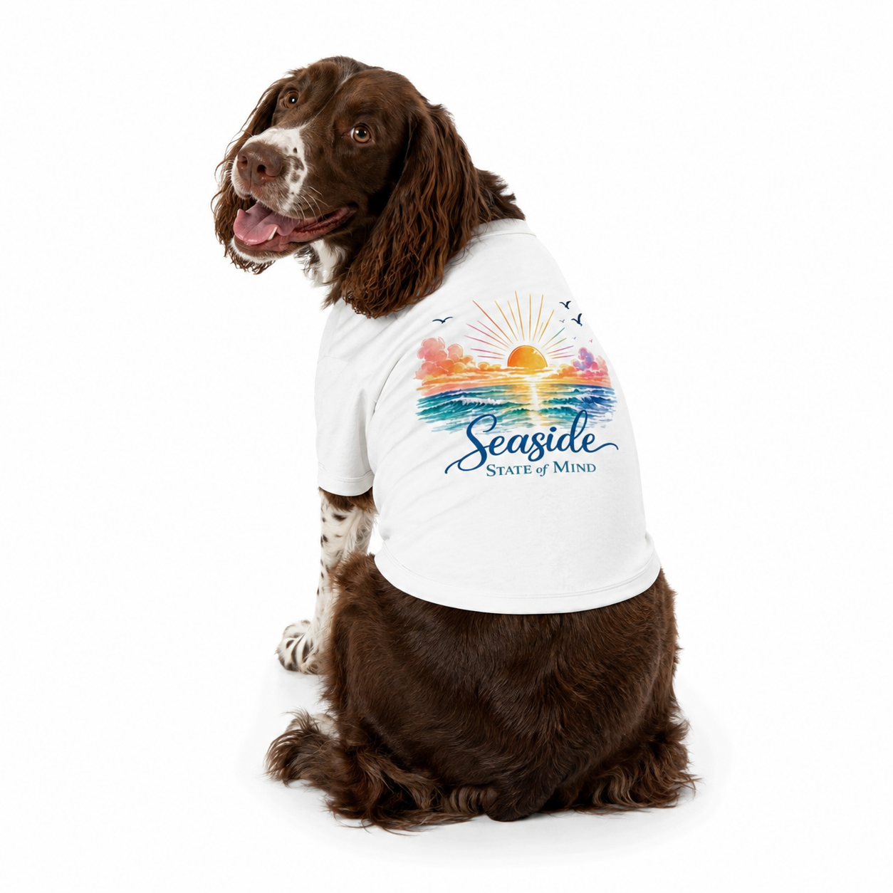 Seaside State Of Mind Dog Tee