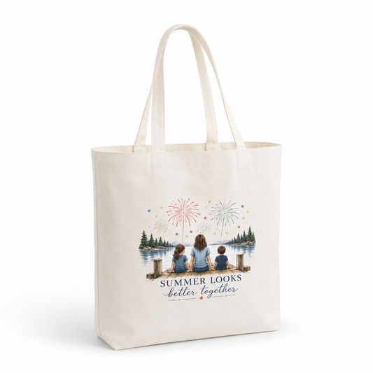 Summer Is Better Together Canvas Tote Bag