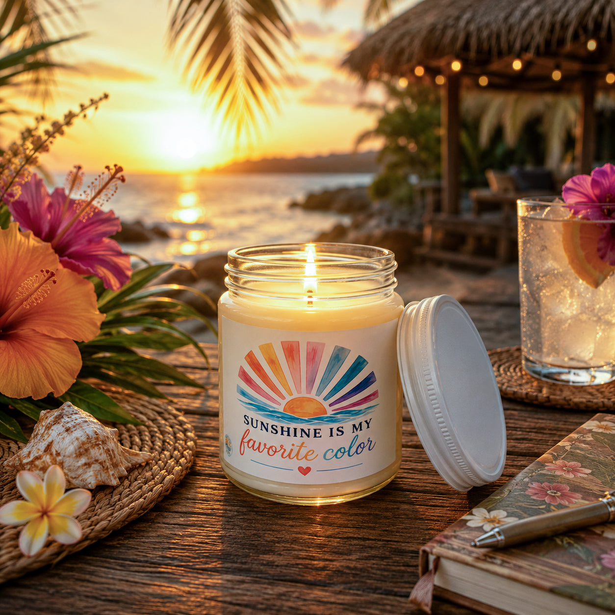 Sunshine Is My Favorite Color Scented Soy 9 oz Candle