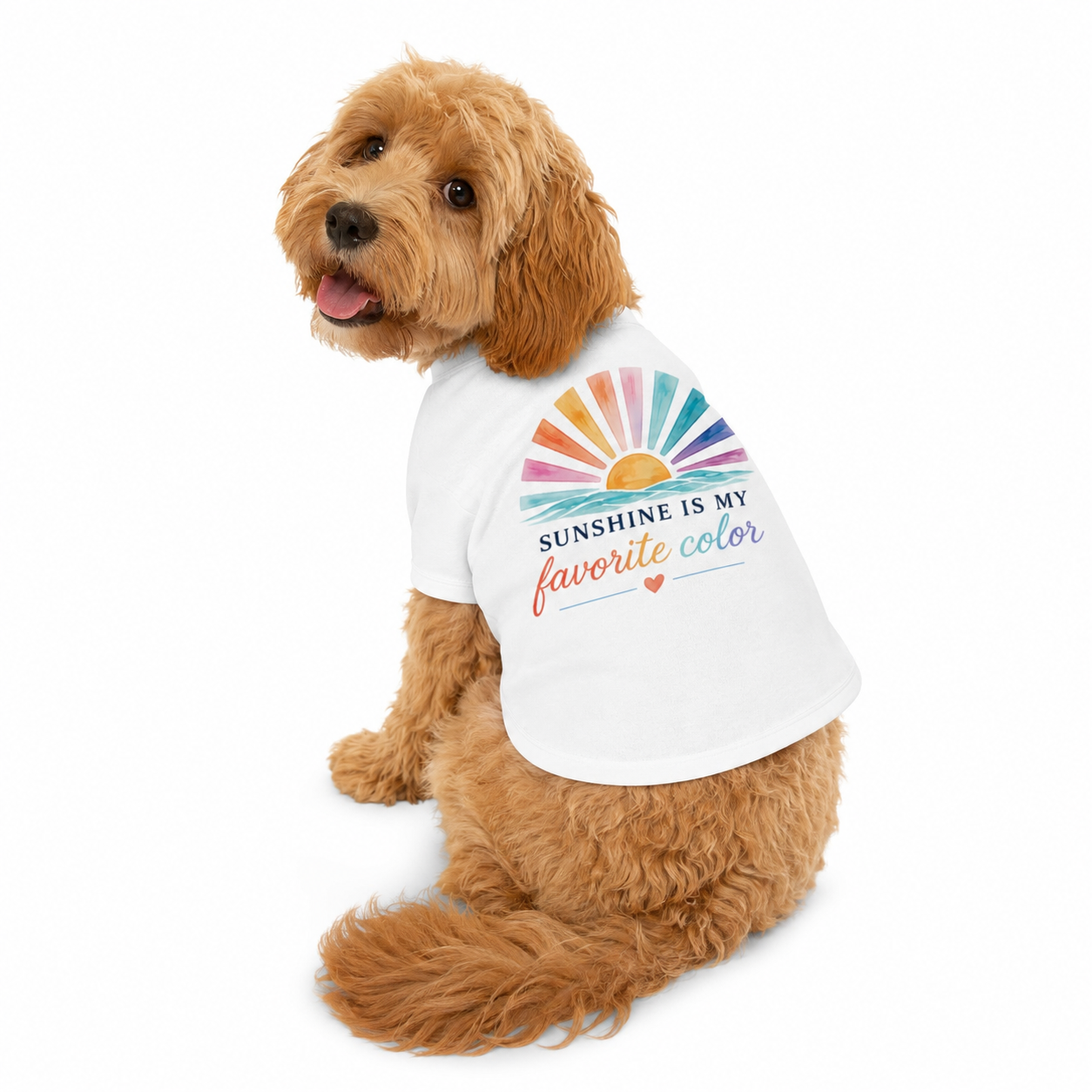 Sunshine Is My Favorite Color Dog Tee
