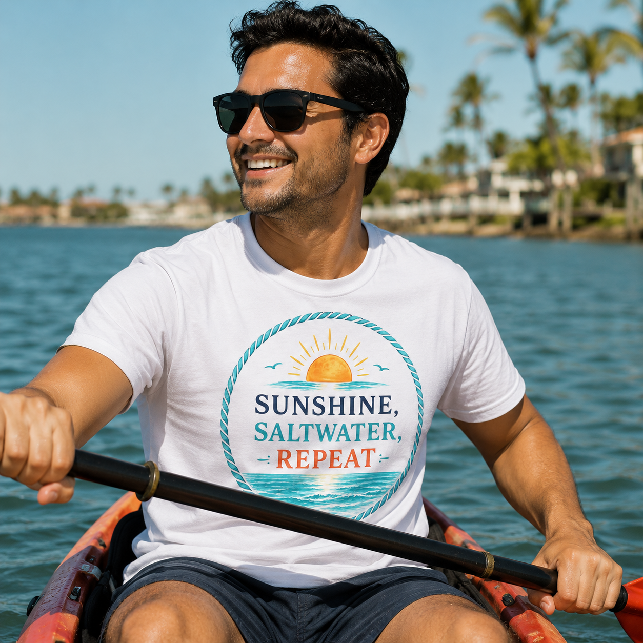 Sunshine, Saltwater, Repeat Comfort Tee