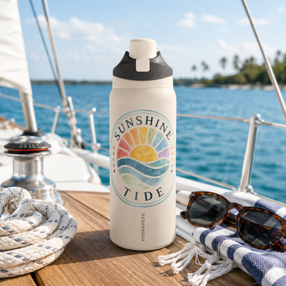 Sunshine Tide Flagship 32 oz Water Bottle