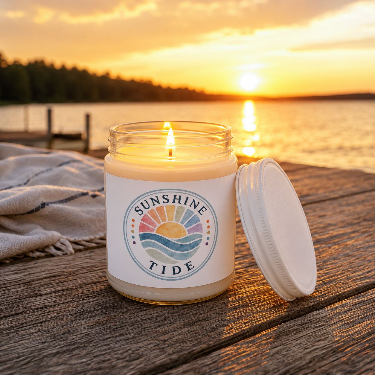 Sunshine Tide Flagship Scented Soy 9 oz Candle