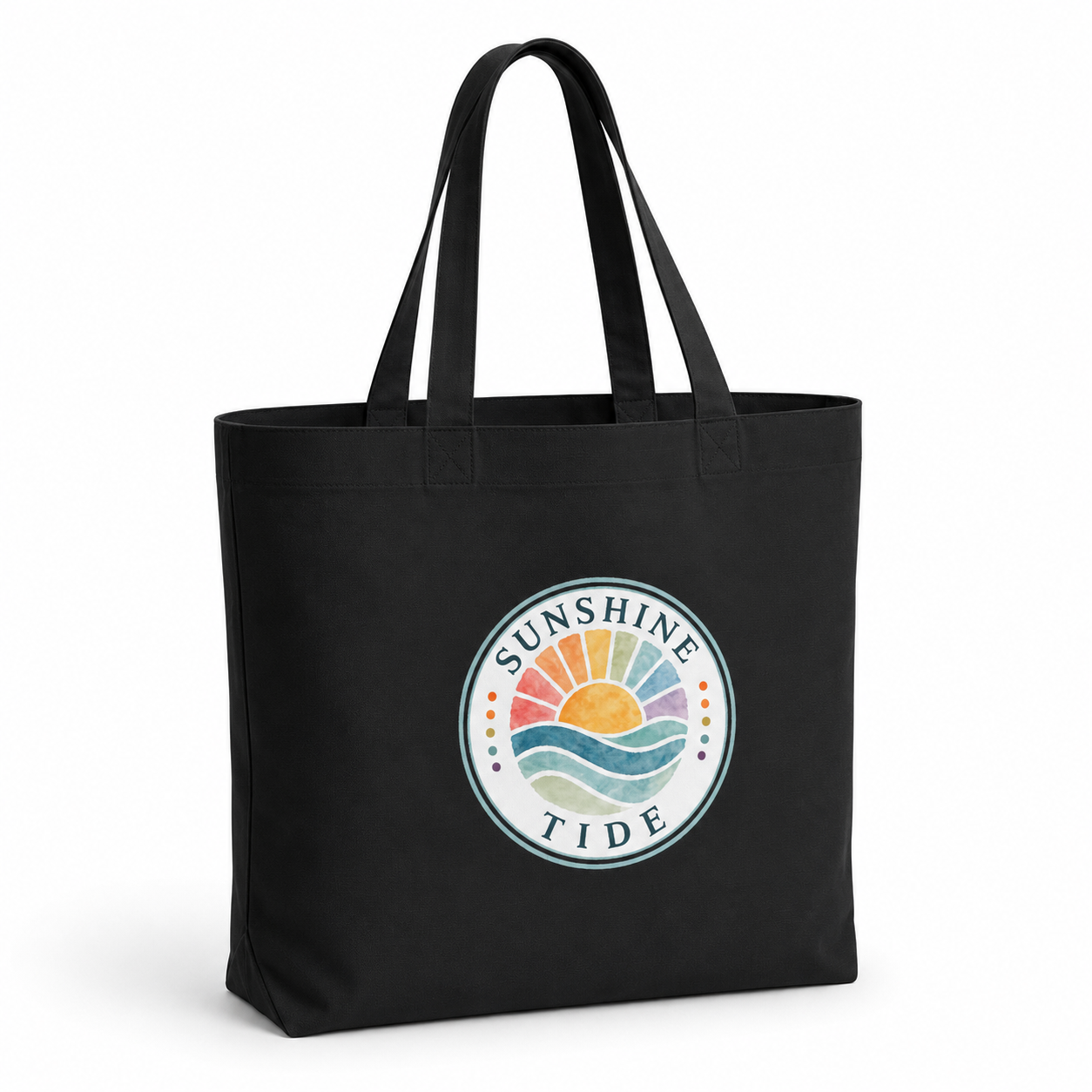 Sunshine Tide Flagship Canvas Tote Bag