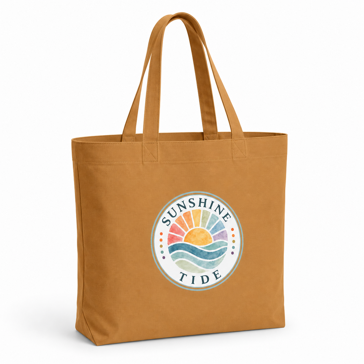 Sunshine Tide Flagship Canvas Tote Bag