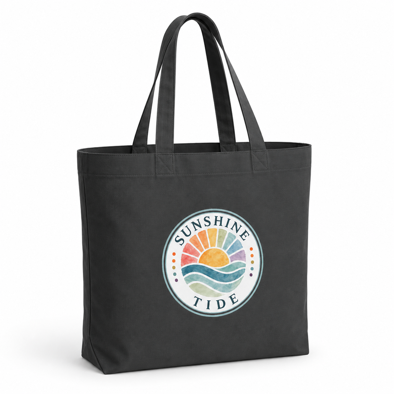 Sunshine Tide Flagship Canvas Tote Bag