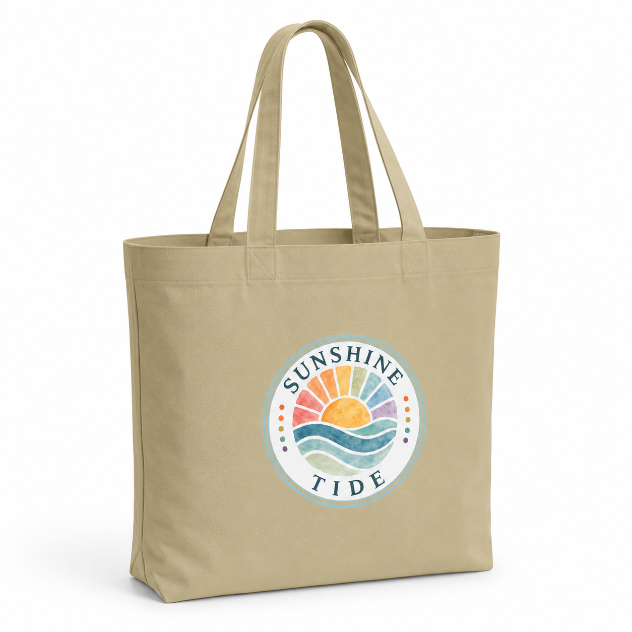 Sunshine Tide Flagship Canvas Tote Bag