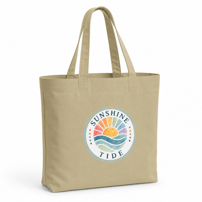 Sunshine Tide Flagship Canvas Tote Bag