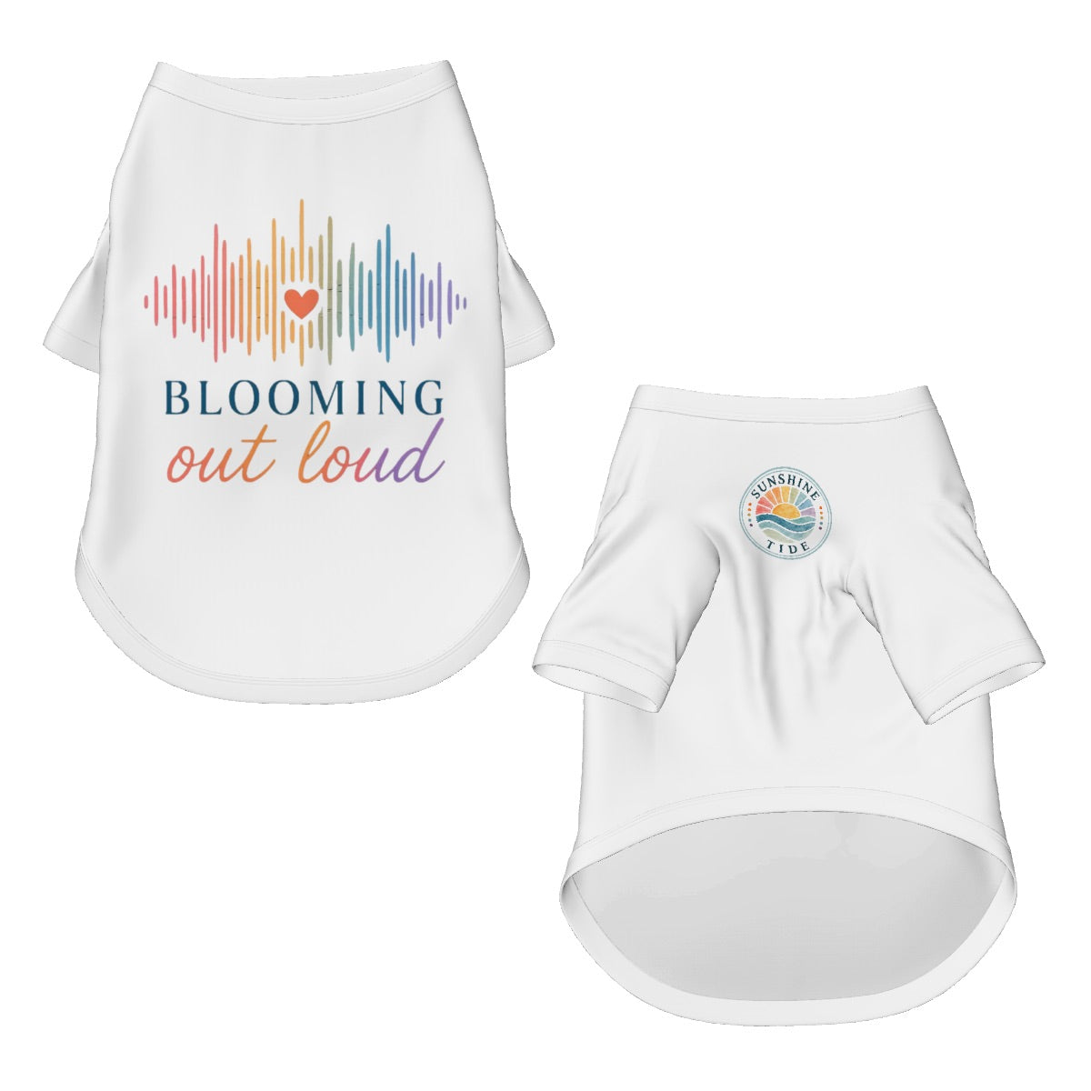 Blooming Out Loud Dog Tee
