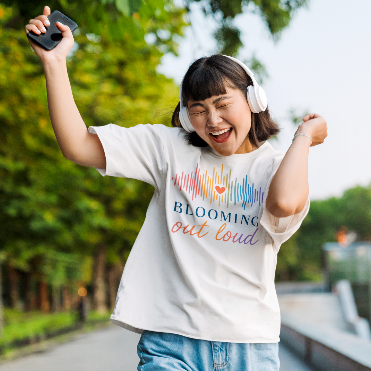 Blooming Out Loud Comfort Tee
