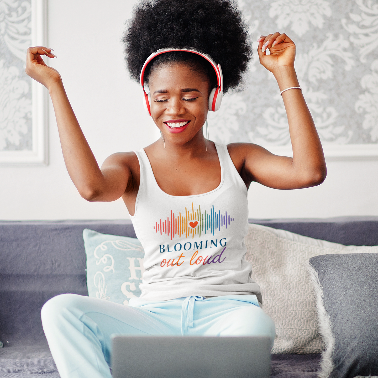 Blooming Out Loud Women's Tank
